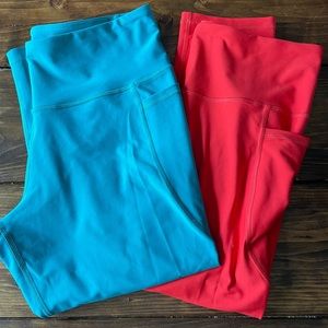 Bundle! 2 Pairs Old Navy Elevate Powersoft Crop Legging XL High Waisted